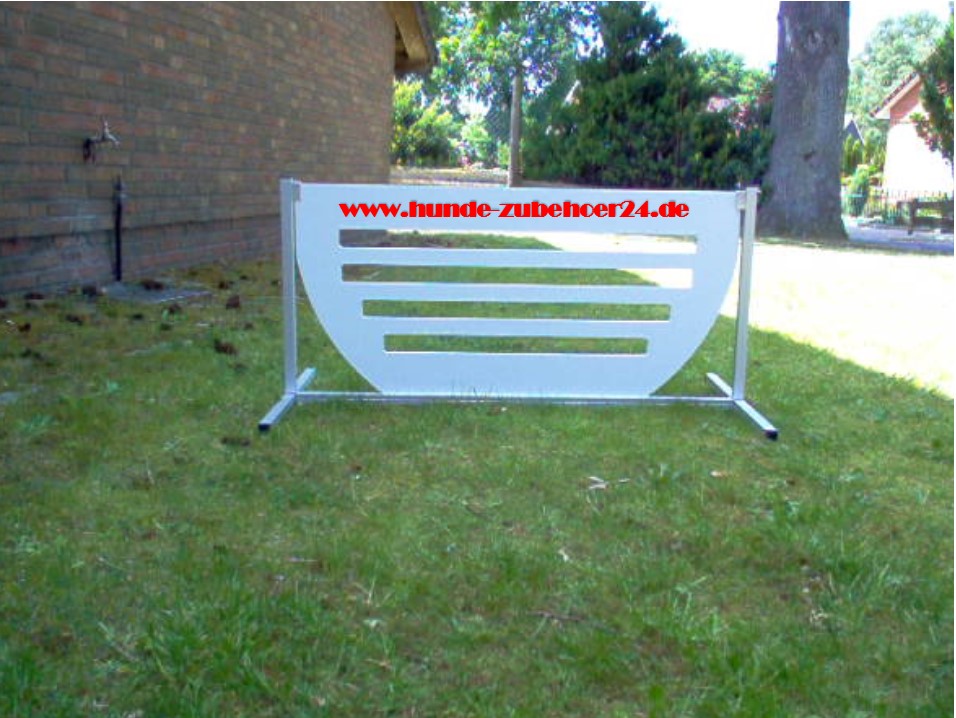 Mühlacker Harfe für den Hundesport
gefertig nach der VDH-Richtlinie
100cm x 50cm